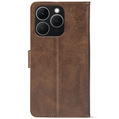 Чохол-книжка Crazy Horse Clasic для Ulefone Note 20 Pro Brown (Front)