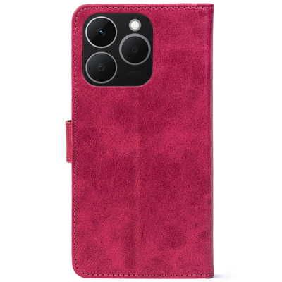 Чохол-книжка Crazy Horse Clasic для Realme 15T Magenta (Front)