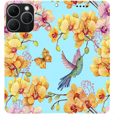 Чохол-книжка BoxFace для Realme 15T Colibri in Orchids