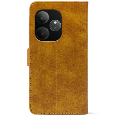 Чохол-книжка Crazy Horse Clasic для Realme GT 6 Camel (Front)