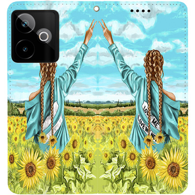 Чохол-книжка BoxFace для Realme GT 7 5G Love Me, Love Me Not