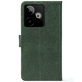 Чохол-книжка Crazy Horse Clasic для Realme GT 7 5G Dark Green (Front)