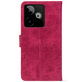 Чохол-книжка Crazy Horse Clasic для Realme GT 7 5G Magenta (Front)
