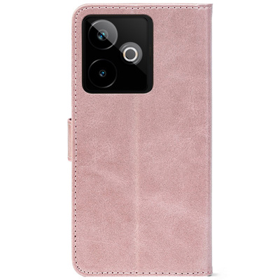 Чохол-книжка Crazy Horse Clasic для Realme GT 7 5G Rose Gold (Front)