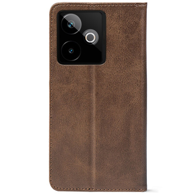 Чохол-книжка Crazy Horse Clasic для Realme GT 7 5G Brown (Strong)