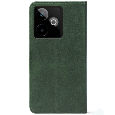 Чохол-книжка Crazy Horse Clasic для Realme GT 7 5G Dark Green (Strong)