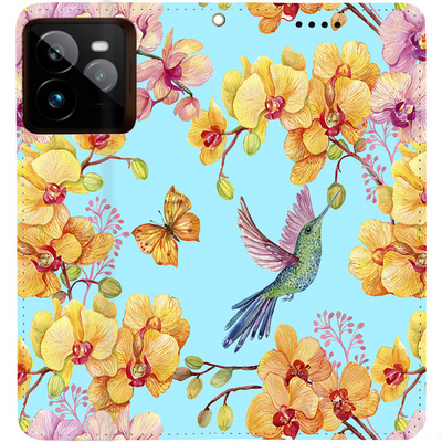 Чохол-книжка BoxFace для Realme GT 7 Pro Colibri in Orchids