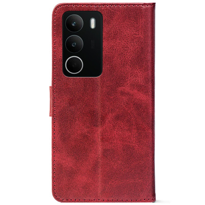 Чохол-книжка Crazy Horse Clasic для Realme C71 Red Wine (Front)
