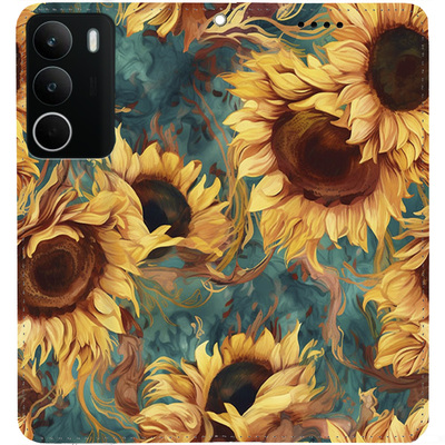 Чохол-книжка BoxFace для Realme C71 Соняшники