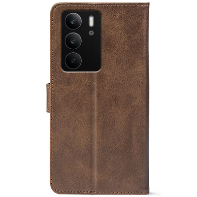 Чохол-книжка Crazy Horse Clasic для Realme C75 Brown (Front)