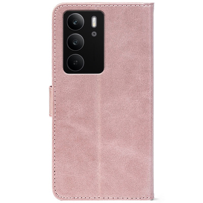 Чохол-книжка Crazy Horse Clasic для Realme C75 Rose Gold (Front)