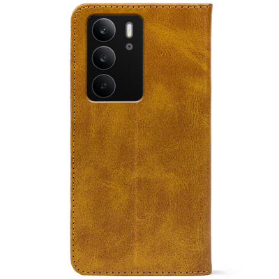 Чохол-книжка Crazy Horse Clasic для Realme C75 Camel (Strong)