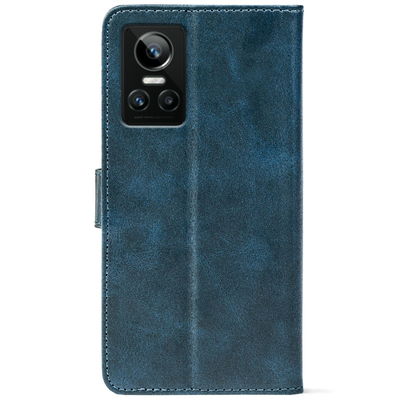 Чохол-книжка Crazy Horse Clasic для Realme GT Neo 3 Dark Blue (Front)