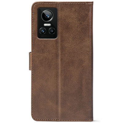 Чохол-книжка Crazy Horse Clasic для Realme GT Neo 3 Brown (Front)