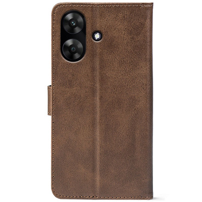Чохол-книжка Crazy Horse Clasic для Realme Note 60 Brown (Front)