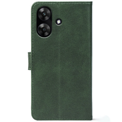 Чохол-книжка Crazy Horse Clasic для Realme Note 60 Dark Green (Front)