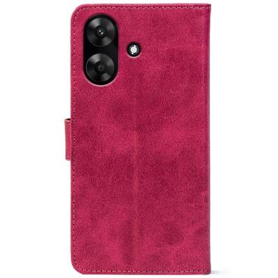Чохол-книжка Crazy Horse Clasic для Realme Note 60 Magenta (Front)