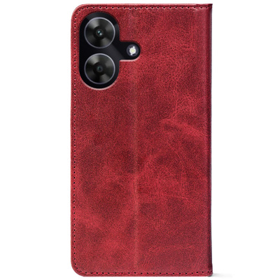 Чохол-книжка Crazy Horse Clasic для Realme Note 60 Red Wine (Strong)