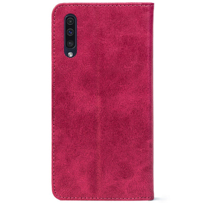 Чохол-книжка Crazy Horse Clasic для Samsung Galaxy A50 (A505) Magenta (Strong)