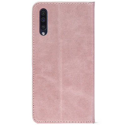 Чохол-книжка Crazy Horse Clasic для Samsung Galaxy A50 (A505) Rose Gold (Strong)