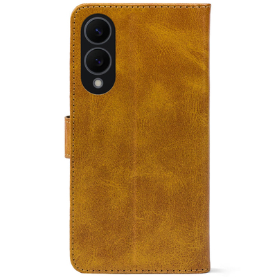 Чохол-книжка Crazy Horse Clasic для Samsung Galaxy S25 Edge (S937) Camel (Front)
