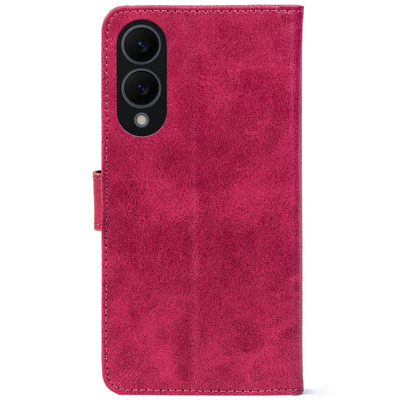 Чохол-книжка Crazy Horse Clasic для Samsung Galaxy S25 Edge (S937) Magenta (Front)