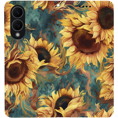 Чохол-книжка BoxFace для Samsung Galaxy S25 Edge (S937) Соняшники
