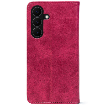 Чохол-книжка Crazy Horse Clasic для Samsung Galaxy S26 Plus (S947) Magenta (Strong)