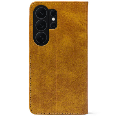 Чохол-книжка Crazy Horse Clasic для Samsung Galaxy S26 Ultra (S948) Camel (Strong)