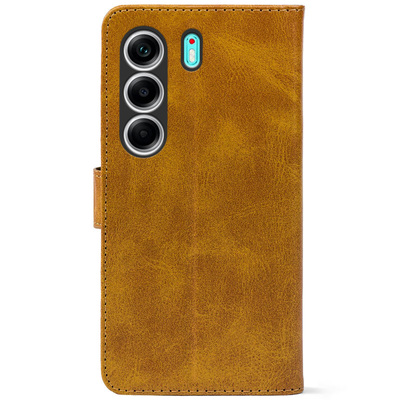 Чохол-книжка Crazy Horse Clasic для Tecno Camon 40 Camel (Front)