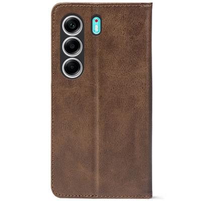 Чохол-книжка Crazy Horse Clasic для Tecno Camon 40 Brown (Strong)