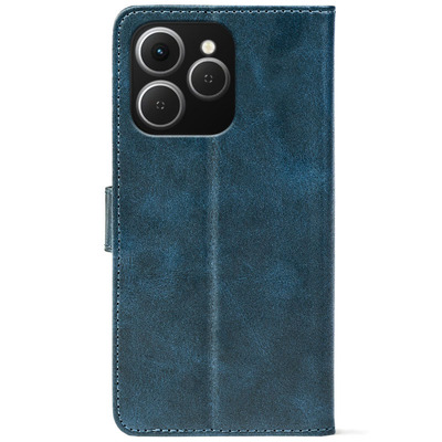 Чохол-книжка Crazy Horse Clasic для Tecno Spark 40 Dark Blue (Front)
