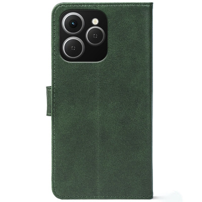 Чохол-книжка Crazy Horse Clasic для Tecno Spark 40 Dark Green (Front)