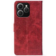 Чохол-книжка Crazy Horse Clasic для Tecno Spark 40 Red Wine (Front)