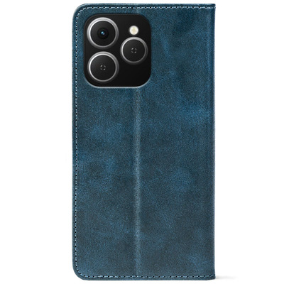 Чохол-книжка Crazy Horse Clasic для Tecno Spark 40 Dark Blue (Strong)