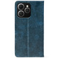 Чохол-книжка Crazy Horse Clasic для Tecno Spark 40 Dark Blue (Strong)