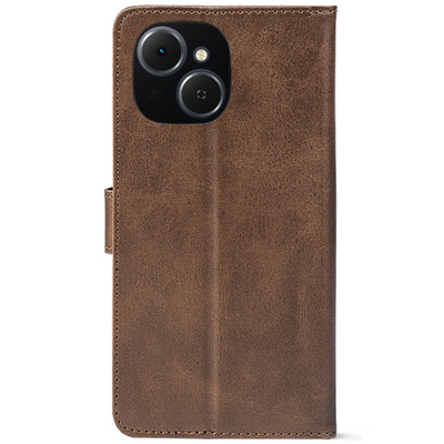 Чохол-книжка Crazy Horse Clasic для Tecno Spark 40C Brown (Front)