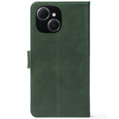 Чохол-книжка Crazy Horse Clasic для Tecno Spark 40C Dark Green (Front)