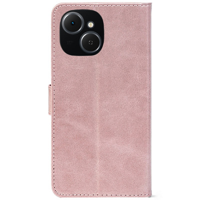 Чохол-книжка Crazy Horse Clasic для Tecno Spark 40C Rose Gold (Front)
