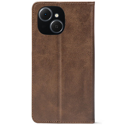 Чохол-книжка Crazy Horse Clasic для Tecno Spark 40C Brown (Strong)