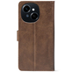 Чохол-книжка Crazy Horse Clasic для Tecno Spark Go 1 Brown (Front)