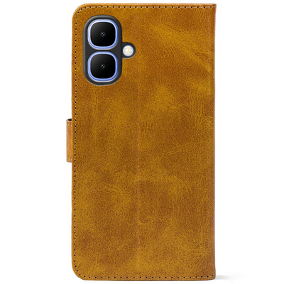 Чохол-книжка Crazy Horse Clasic для Tecno Spark Go 2 Camel (Front)