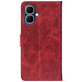 Чохол-книжка Crazy Horse Clasic для Tecno Spark Go 2 Red Wine (Front)