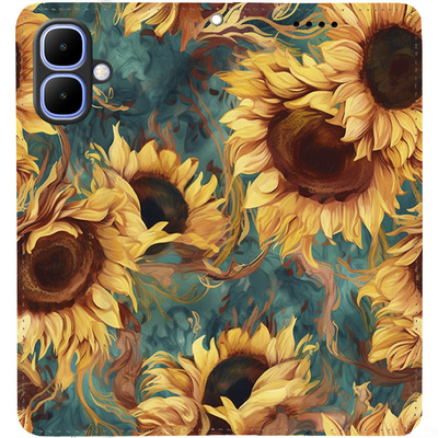 Чохол-книжка BoxFace для Tecno Spark Go 2 Соняшники