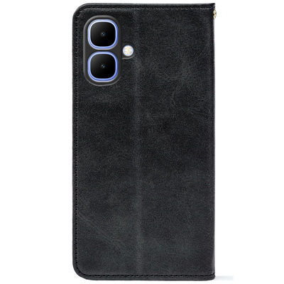 Чохол-книжка Crazy Horse Clasic для Tecno Spark Go 2 Grafit (Strong)