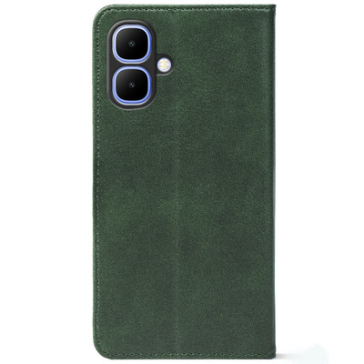 Чохол-книжка Crazy Horse Clasic для Tecno Spark Go 2 Dark Green (Strong)