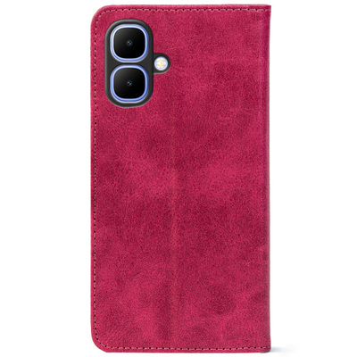 Чохол-книжка Crazy Horse Clasic для Tecno Spark Go 2 Magenta (Strong)