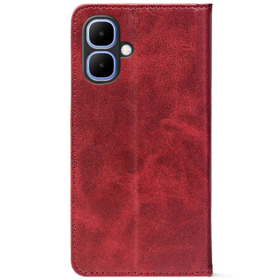 Чохол-книжка Crazy Horse Clasic для Tecno Spark Go 2 Red Wine (Strong)