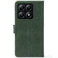 Чохол-книжка Crazy Horse Clasic для Xiaomi 14T Pro Dark Green (Front)