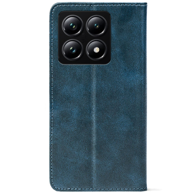 Чохол-книжка Crazy Horse Clasic для Xiaomi 14T Pro Dark Blue (Strong)